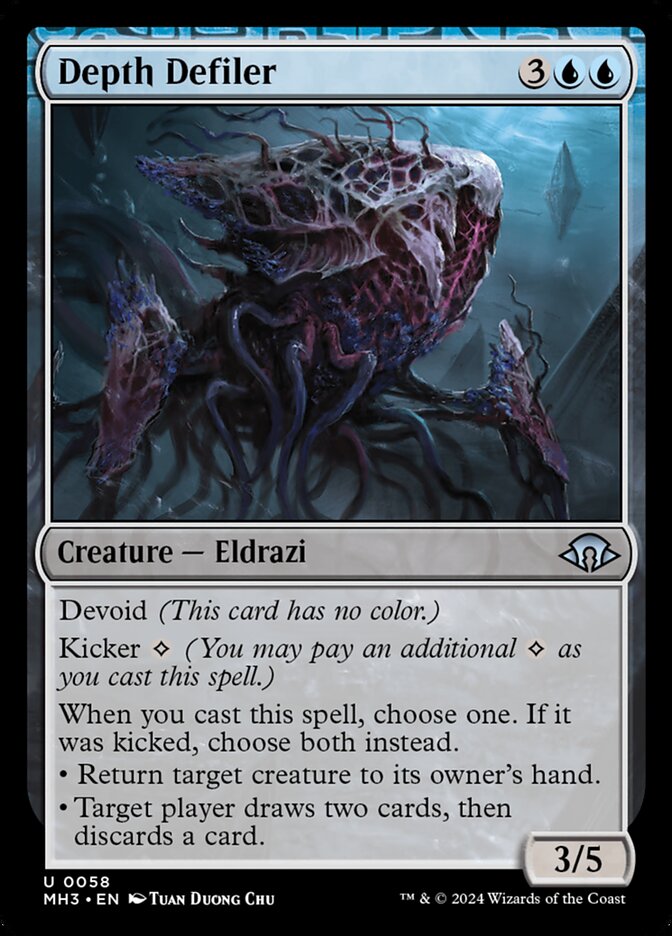 Depth Defiler 58 (Modern Horizons 3)  - Foil | Good Games Adelaide SA