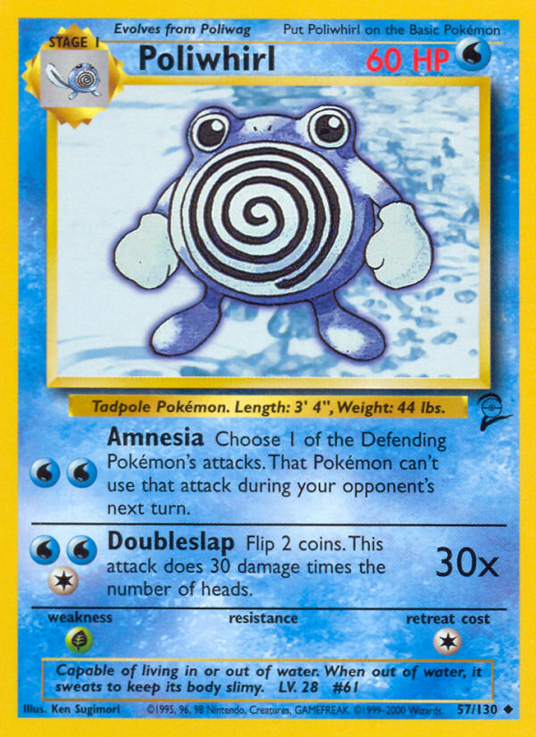 Poliwhirl (57/130) [Base Set 2] | Good Games Adelaide SA