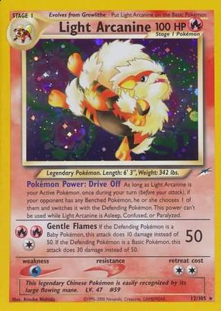 Light Arcanine (12/105) [Neo Destiny Unlimited] | Good Games Adelaide SA