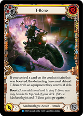T-Bone (Yellow) [EVR074] (Everfest)  1st Edition Rainbow Foil | Good Games Adelaide SA