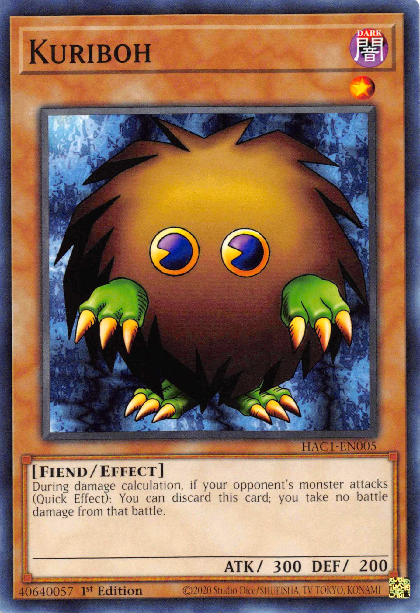 Kuriboh [HAC1-EN005] Common | Good Games Adelaide SA
