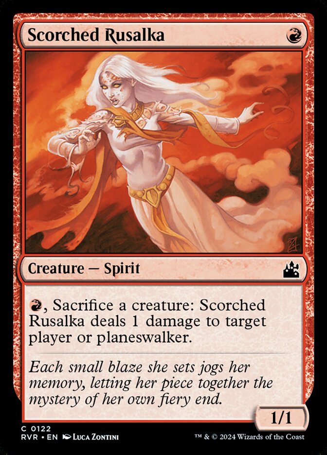 Scorched Rusalka 122 (Ravnica Remastered)  | Good Games Adelaide SA