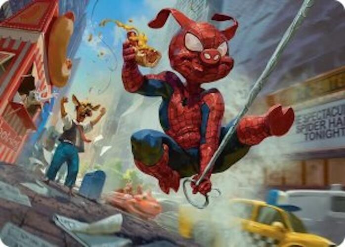 Spider Ham Peter Porker Art Card 19 (Art Series: Marvel's Spider-Man)  | Good Games Adelaide SA