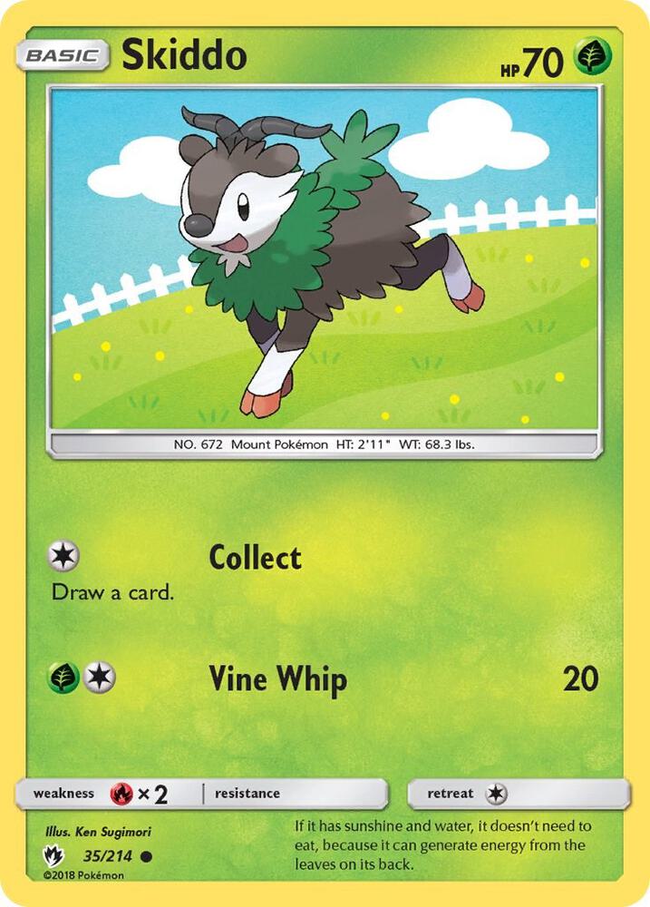 Skiddo 35/214 (SM - Lost Thunder)  | Good Games Adelaide SA