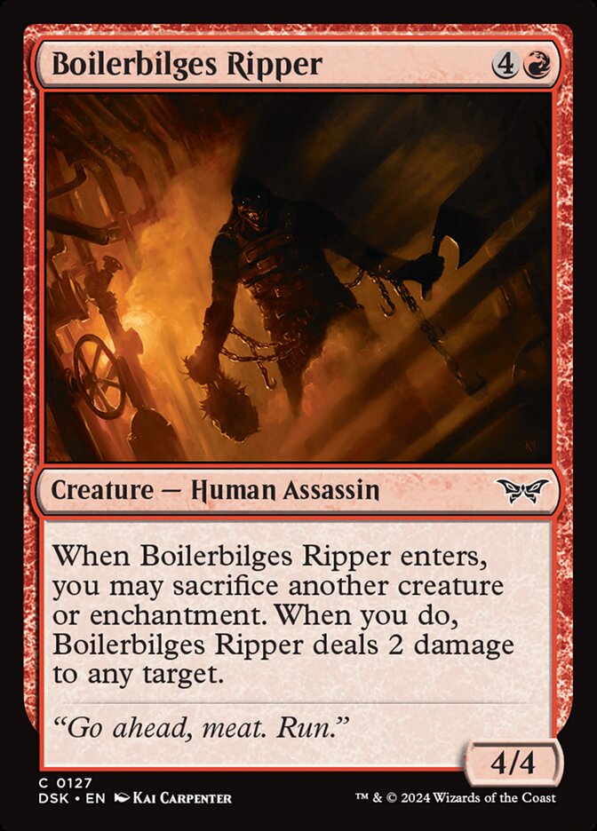 Boilerbilges Ripper 127 (Duskmourn: House of Horror)  | Good Games Adelaide SA