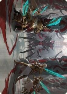 Goldwardens Gambit Art Card 29 (Art Series: Phyrexia: All Will Be One)  | Good Games Adelaide SA