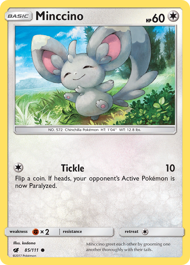 Minccino (85/111) [Sun & Moon: Crimson Invasion] | Good Games Adelaide SA