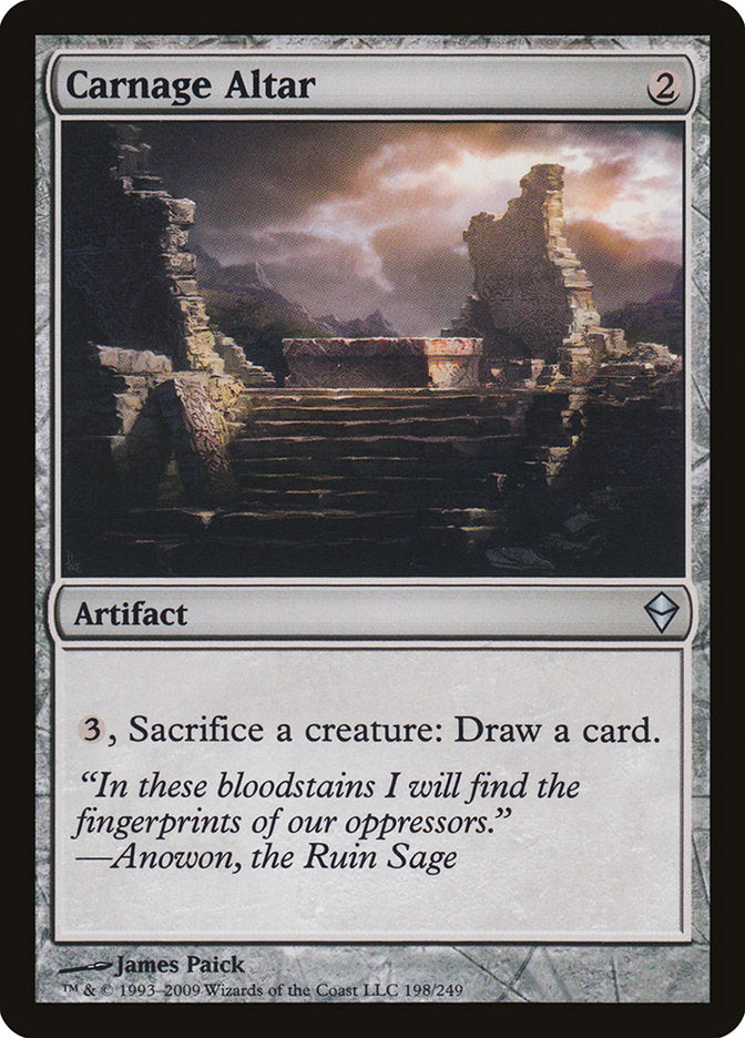 Carnage Altar [Zendikar] | Good Games Adelaide SA
