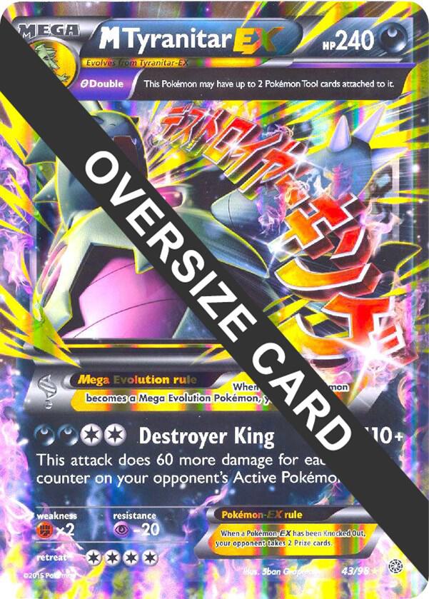 M Tyranitar EX 43 98 043/098 (Jumbo Cards)  - Holofoil | Good Games Adelaide SA