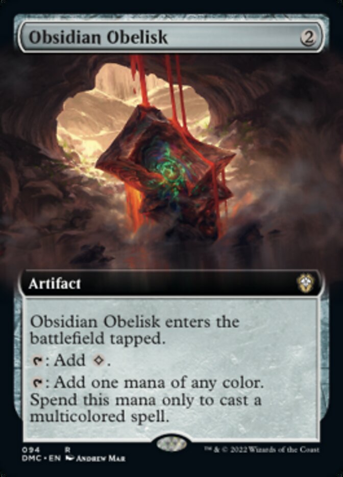 Obsidian Obelisk (Extended Art) [Dominaria United Commander] | Good Games Adelaide SA