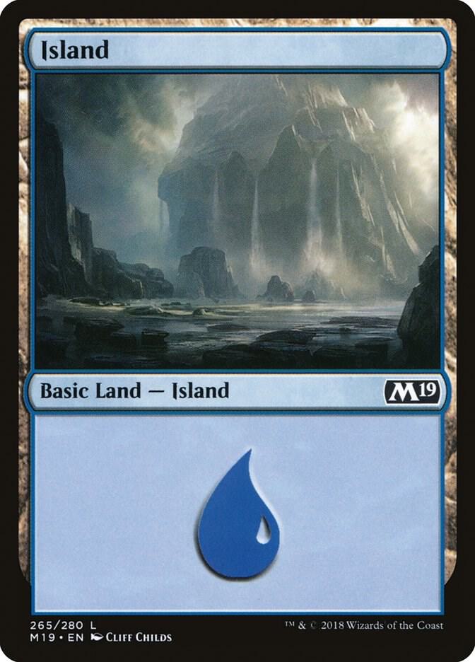 Island 265 (Core Set 2019)  | Good Games Adelaide SA