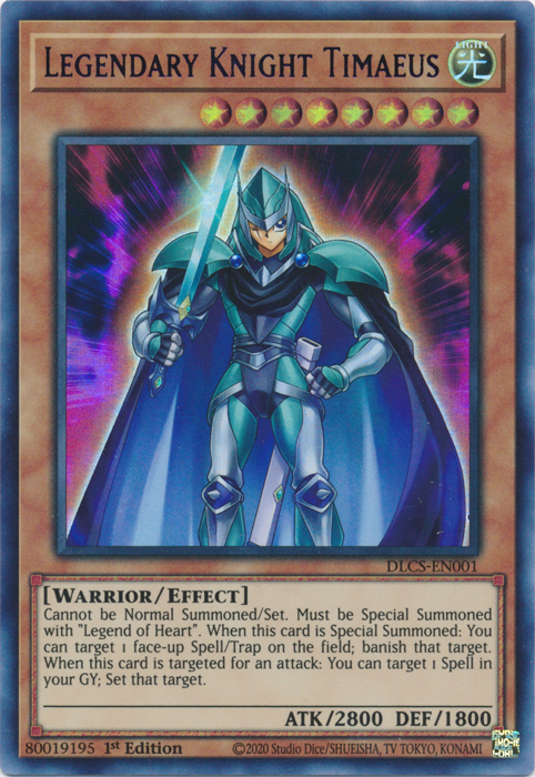 Legendary Knight Timaeus (Blue) [DLCS-EN001] Ultra Rare | Good Games Adelaide SA