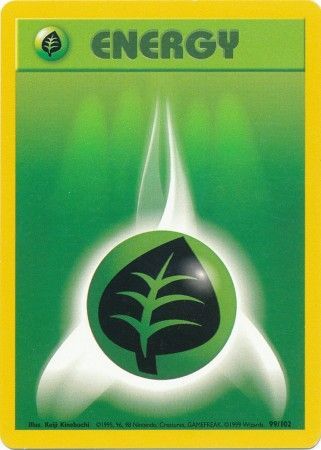 Grass Energy (99/102) [Base Set Unlimited] | Good Games Adelaide SA