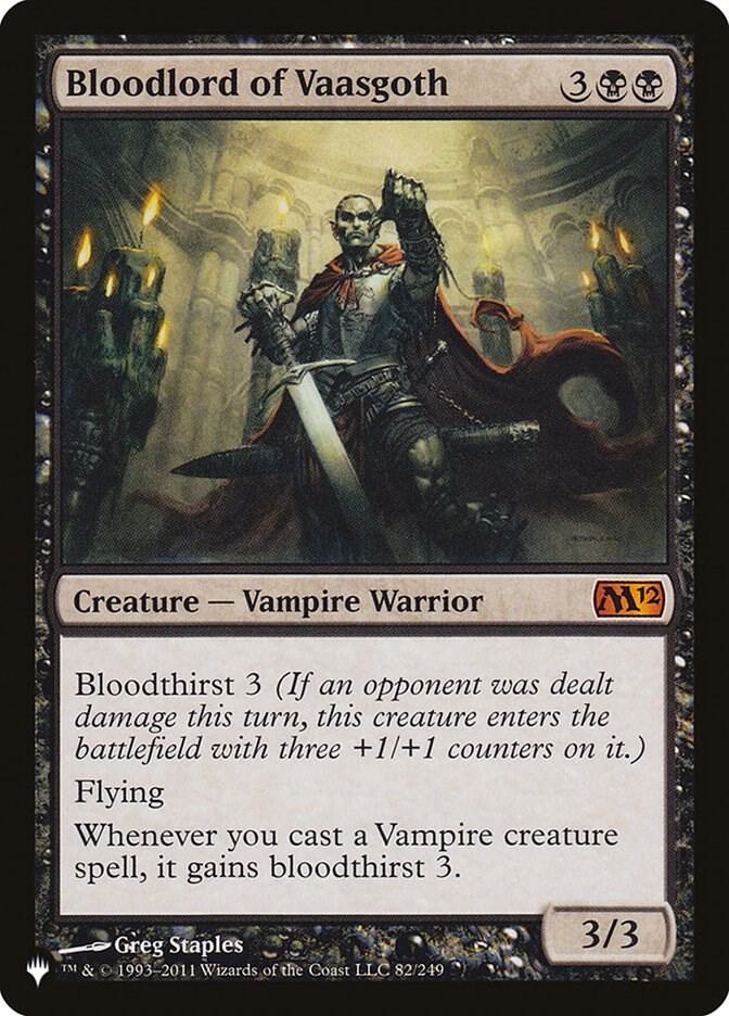 Bloodlord of Vaasgoth 82/249 (The List Reprints)  | Good Games Adelaide SA
