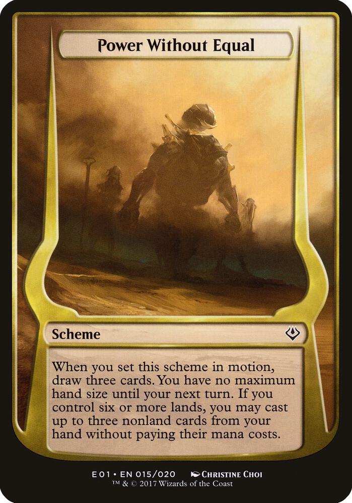 Power Without Equal Archenemy Nicol Bolas 15 (Oversize Cards)  | Good Games Adelaide SA