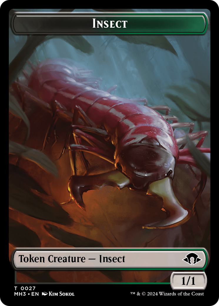 Eldrazi Spawn // Insect (0027) Double-Sided Token [Modern Horizons 3 Tokens] | Good Games Adelaide SA