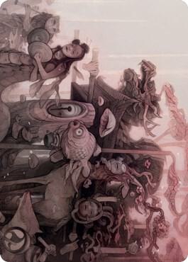 March of Burgeoning Life Art Card 29 (Art Series: Kamigawa: Neon Dynasty)  | Good Games Adelaide SA