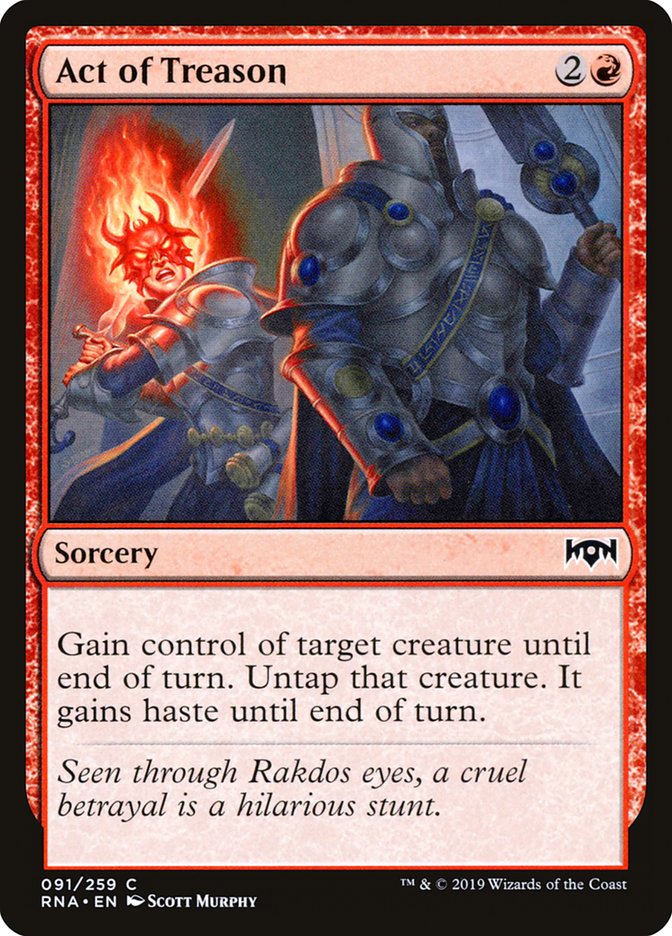 Act of Treason [Ravnica Allegiance] | Good Games Adelaide SA