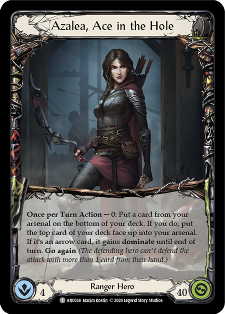 Azalea, Ace in the Hole // Viserai, Rune Blood [U-ARC038 // U-ARC075] (Arcane Rising Unlimited) | Good Games Adelaide SA