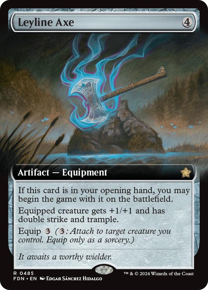 Leyline Axe 485 (Foundations)  - Foil | Good Games Adelaide SA