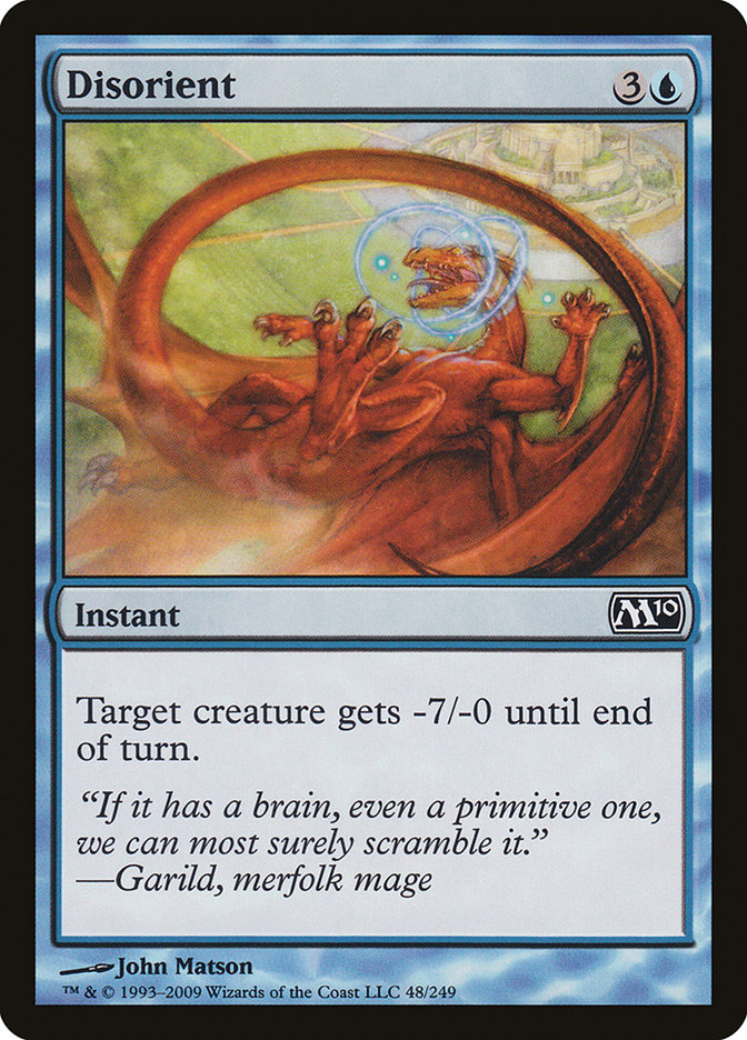 Disorient 48/249 (Magic 2010 (M10))  | Good Games Adelaide SA