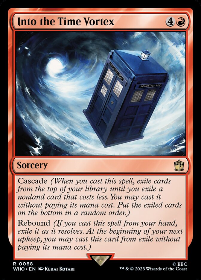 Into the Time Vortex 88 (Universes Beyond: Doctor Who)  - Foil | Good Games Adelaide SA
