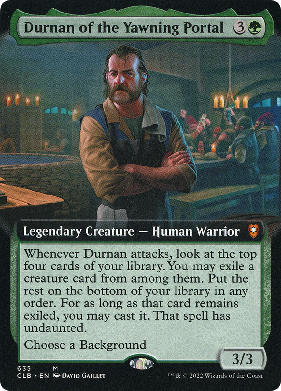 Durnan of the Yawning Portal (Extended Art) [Commander Legends: Battle for Baldur's Gate] | Good Games Adelaide SA