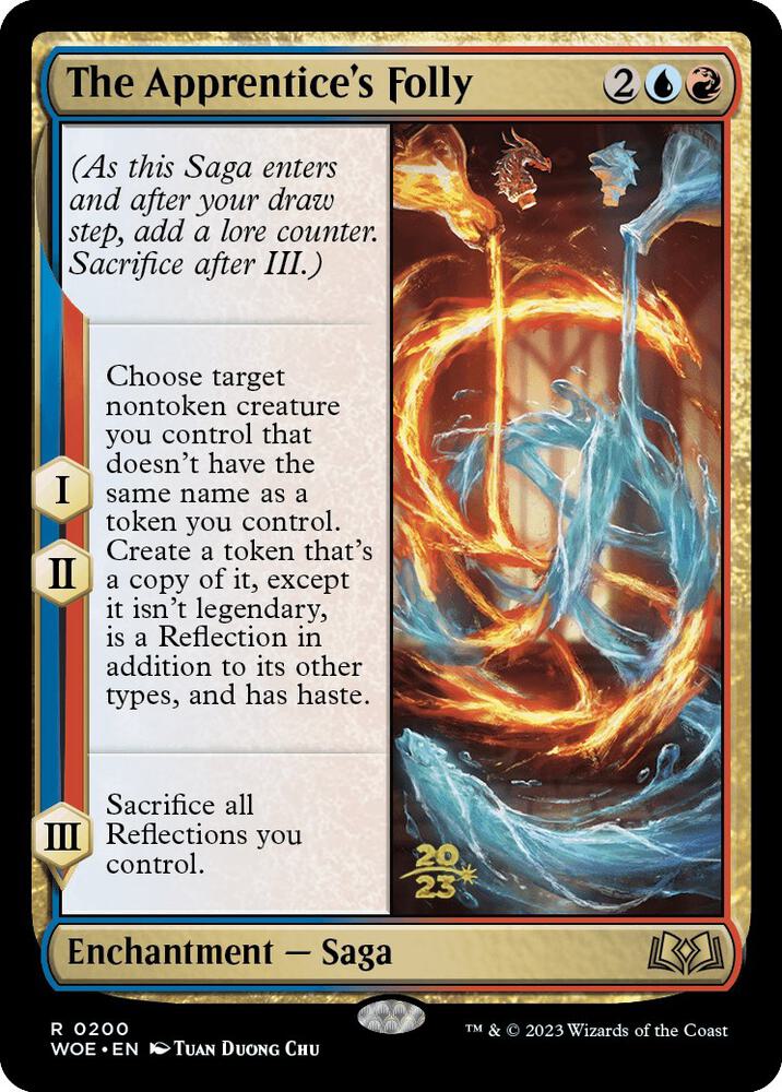 The Apprentices Folly 200 (Prerelease Cards)  - Foil | Good Games Adelaide SA