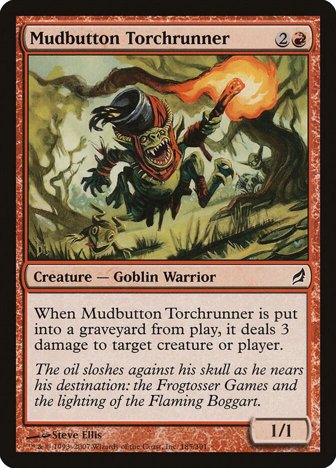 Mudbutton Torchrunner 185 (Lorwyn)  - Foil | Good Games Adelaide SA
