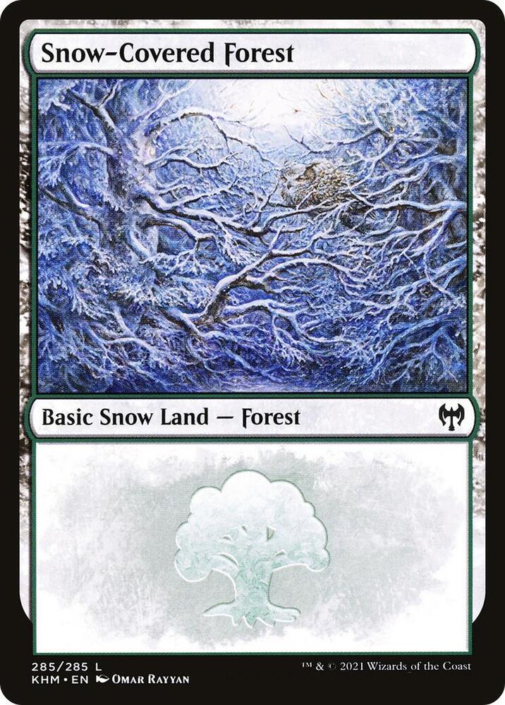 Snow Covered Forest 285 285 (Kaldheim)  | Good Games Adelaide SA