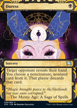 Duress (Etched Foil) [Strixhaven Mystical Archive] | Good Games Adelaide SA