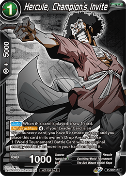 Hercule, Champion's Invite (P-332) [Tournament Promotion Cards] | Good Games Adelaide SA