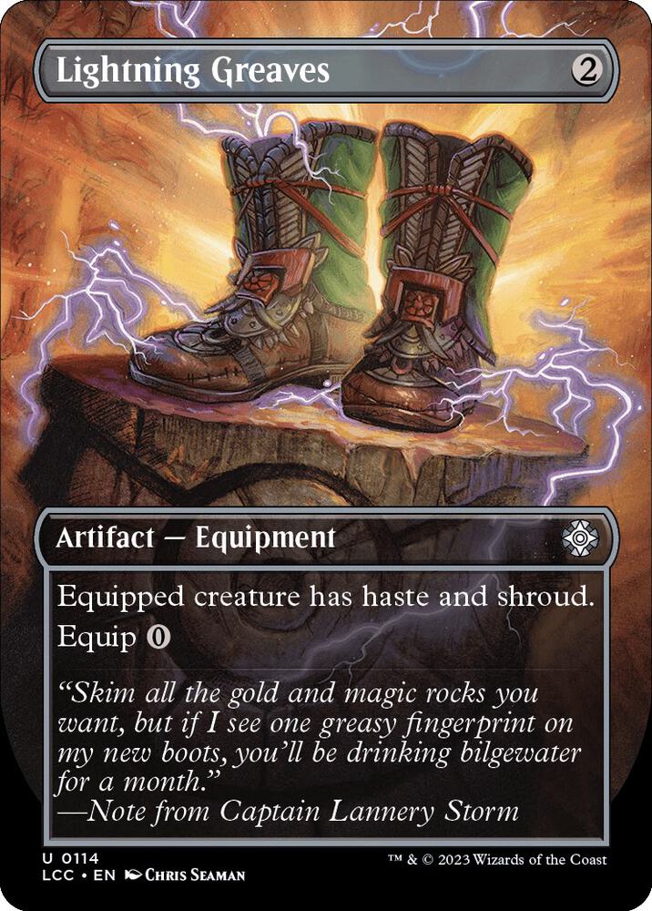 Lightning Greaves 114 (Commander: The Lost Caverns of Ixalan)  - Foil | Good Games Adelaide SA