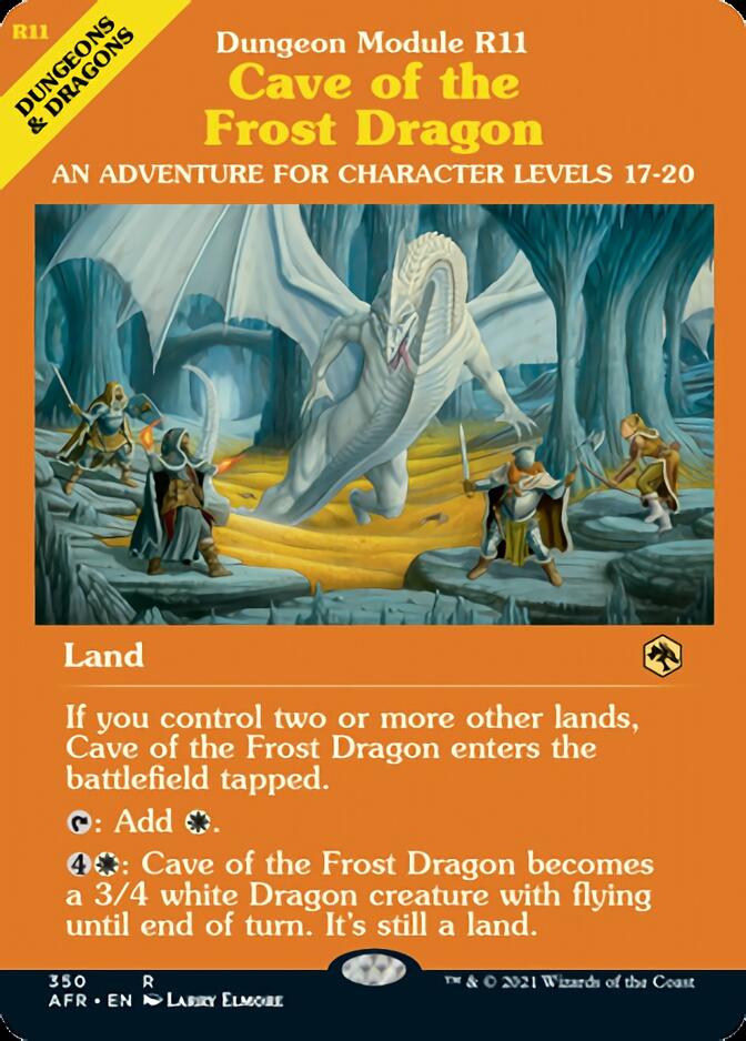 Cave of the Frost Dragon (Dungeon Module) (Borderless) [Dungeons & Dragons: Adventures in the Forgotten Realms] | Good Games Adelaide SA