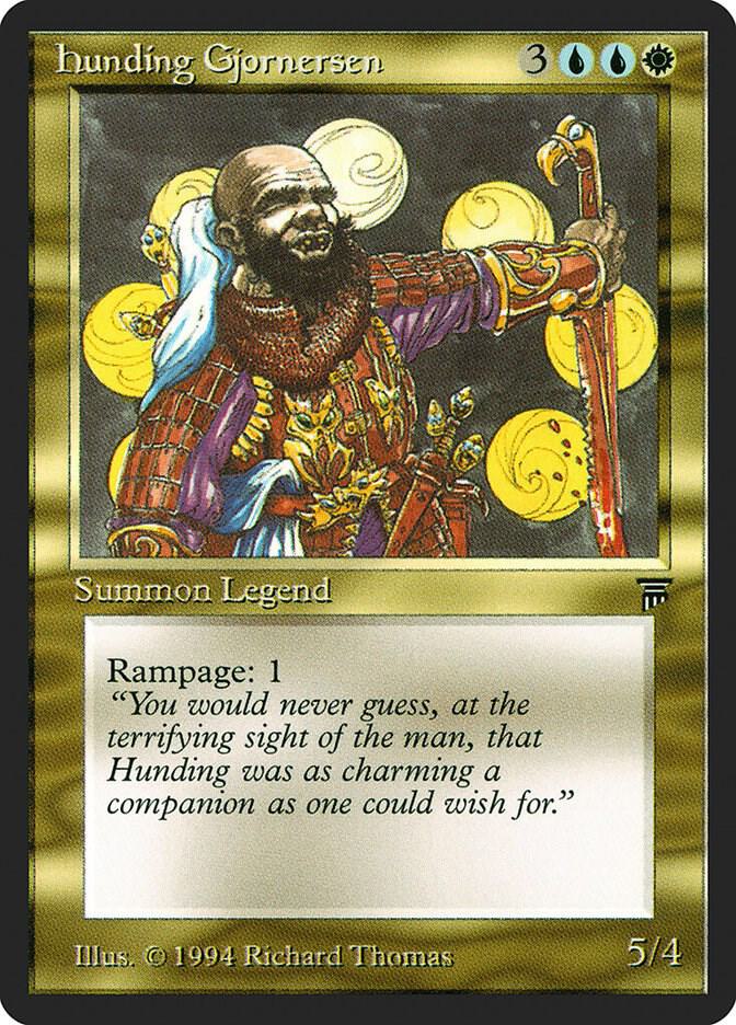 Hunding Gjornersen  (Legends)  | Good Games Adelaide SA