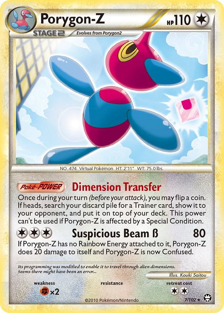 Porygon Z 7/102 (Triumphant)  - Holofoil | Good Games Adelaide SA