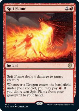 Spit Flame 142 (Commander: Adventures in the Forgotten Realms)  | Good Games Adelaide SA