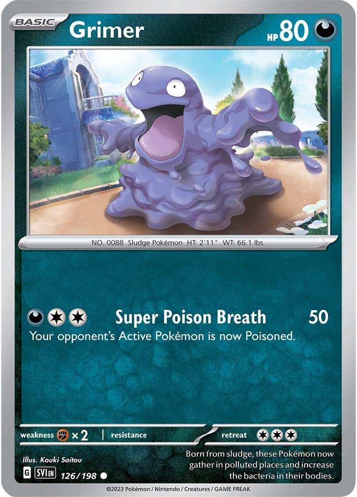 Grimer (126/198) [Scarlet & Violet: Base Set] | Good Games Adelaide SA
