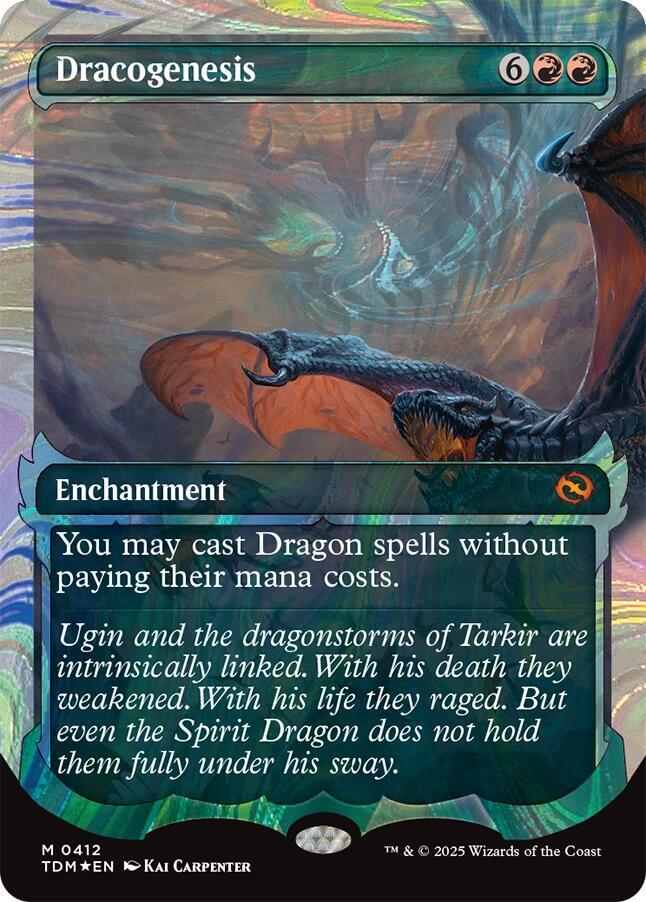 Dracogenesis 412 (Tarkir: Dragonstorm)  - Foil | Good Games Adelaide SA