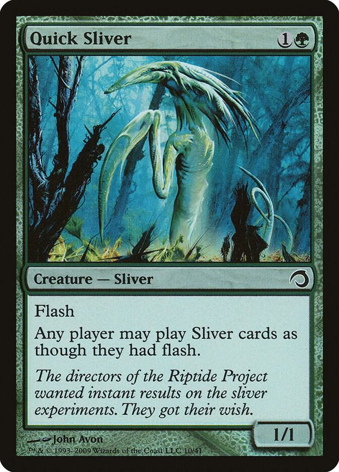 Quick Sliver 10 (Premium Deck Series: Slivers)  - Foil | Good Games Adelaide SA