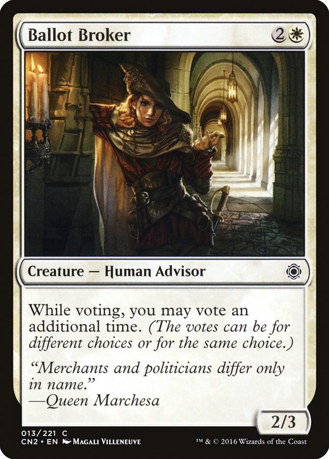 Ballot Broker 13 (Conspiracy: Take the Crown)  - Foil | Good Games Adelaide SA
