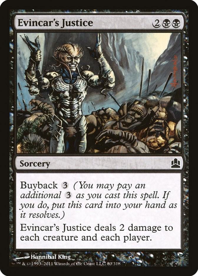 Evincar's Justice 80 (Commander)  | Good Games Adelaide SA