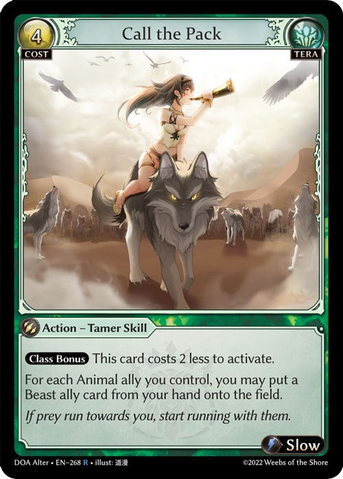 Call the Pack (268) [Dawn of Ashes: Alter Edition] | Good Games Adelaide SA