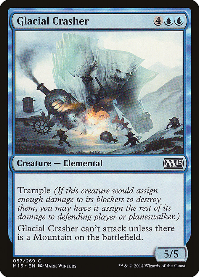 Glacial Crasher 57 (Magic 2015 (M15))  - Foil | Good Games Adelaide SA