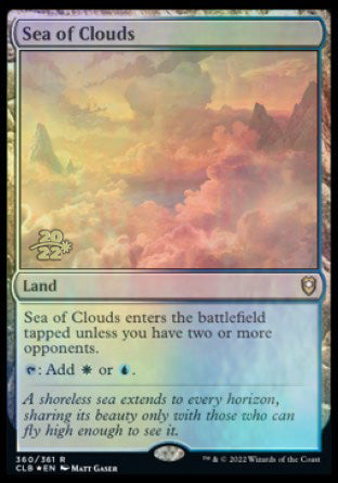 Sea of Clouds [Commander Legends: Battle for Baldur's Gate Prerelease Promos] | Good Games Adelaide SA