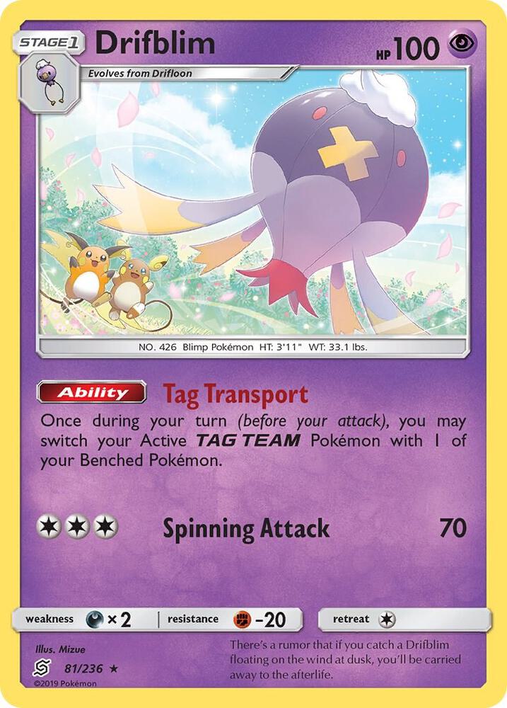 Drifblim 81/236 (SM - Unified Minds)  | Good Games Adelaide SA