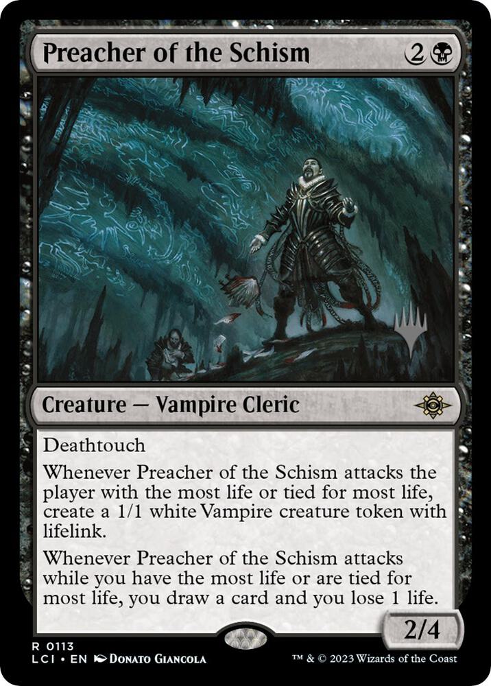 Preacher of the Schism 113 (Promo Pack: The Lost Caverns of Ixalan)  | Good Games Adelaide SA