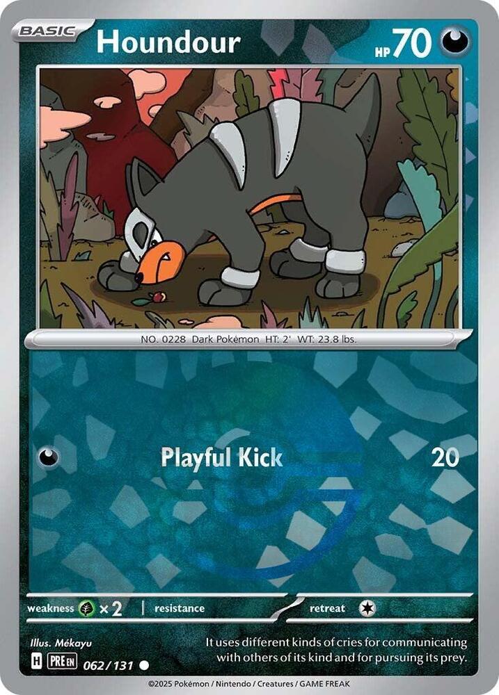 Houndour (062/131) (Poke Ball Pattern) [Scarlet & Violet: Prismatic Evolutions] | Good Games Adelaide SA