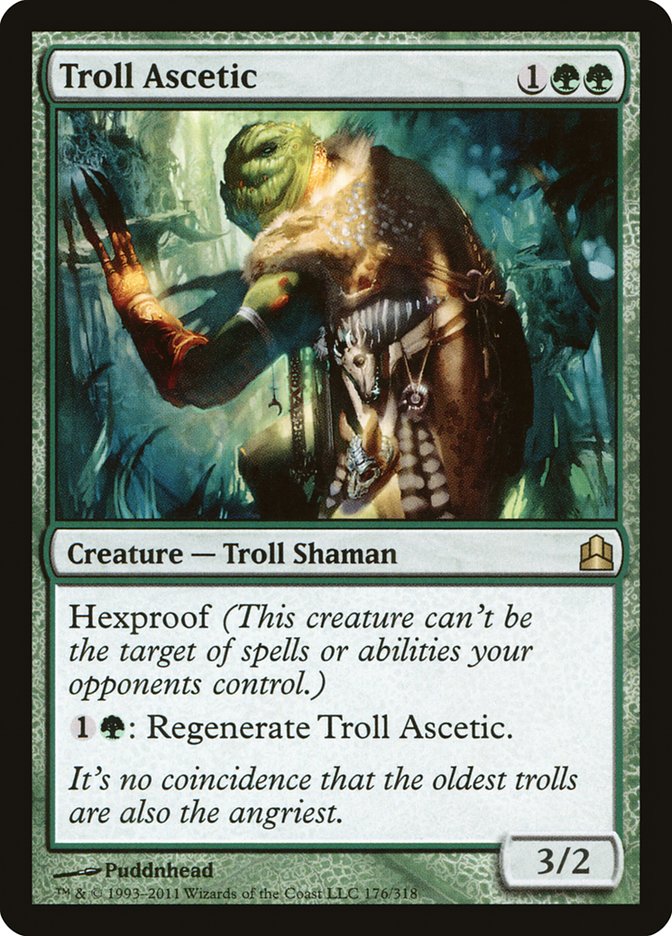 Troll Ascetic [Commander 2011] | Good Games Adelaide SA