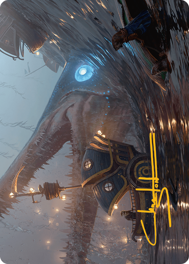 Eluge, the Shoreless Sea Art Card (Gold-Stamped Signature) [Bloomburrow Art Series] | Good Games Adelaide SA